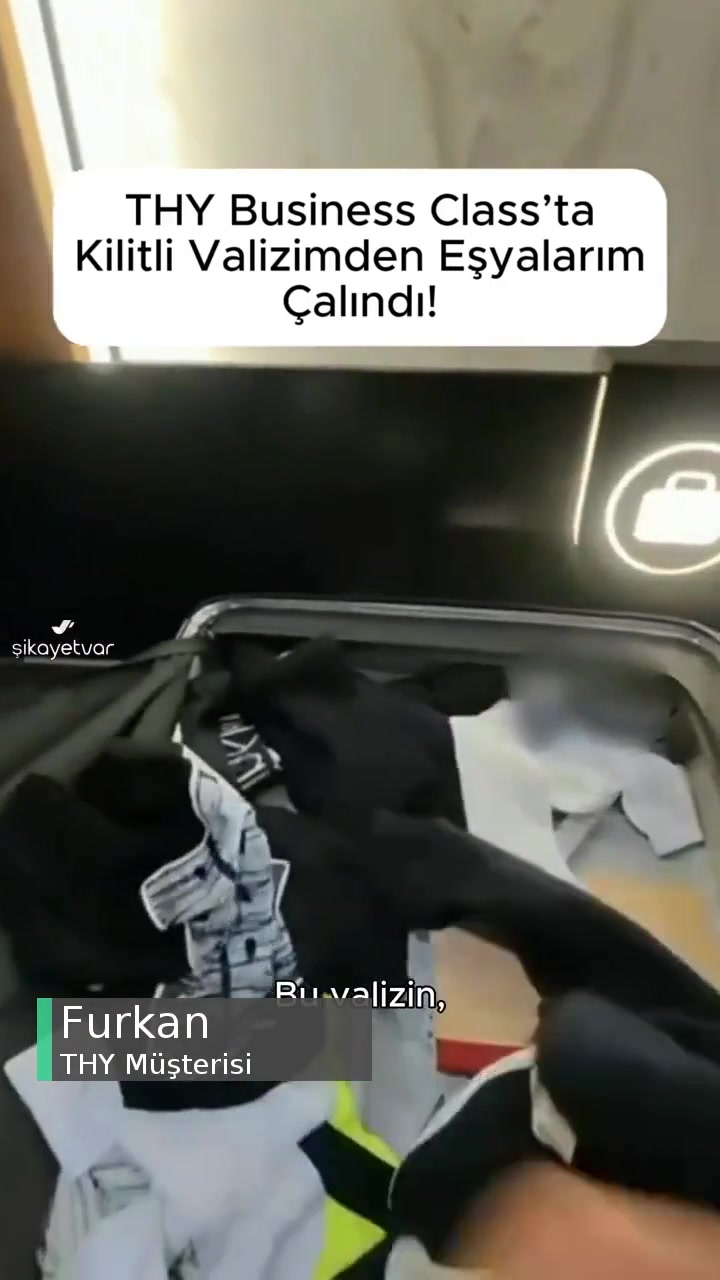 THY Business Class’ta Kilitli Valizimden Eşyalarım Kayboldu! videonun kapak resmi