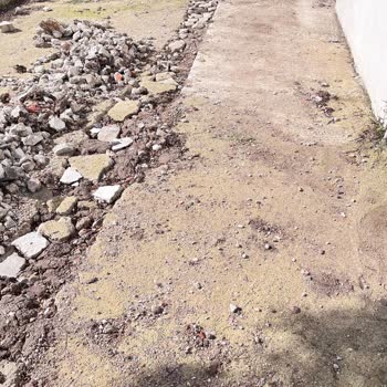 SEDAŞ Altyapı Çalışmasında Bahçe Betonu Ve Elektrik Kablosu Sorunu