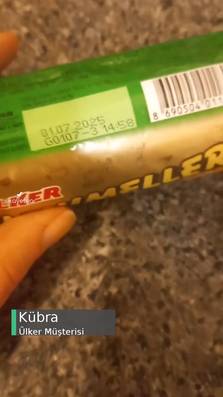 Ülker Bisküvi Tüketim Tarihinin 4.5 Ay Önce Dolması! videonun kapak resmi