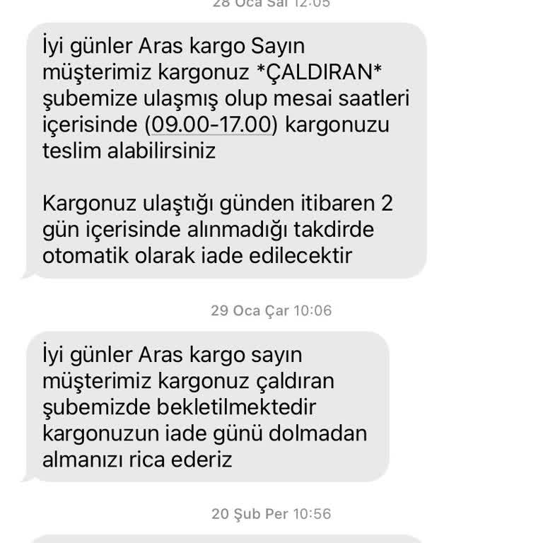 Adresime Teslim Edilmeyen Kargolar Nedeniyle Sürekli Mağduriyet Yaşıyorum