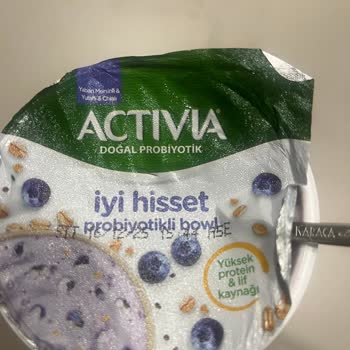 Activia Yoğurt Kabında Yabancı Maddeyle Karşılaştım