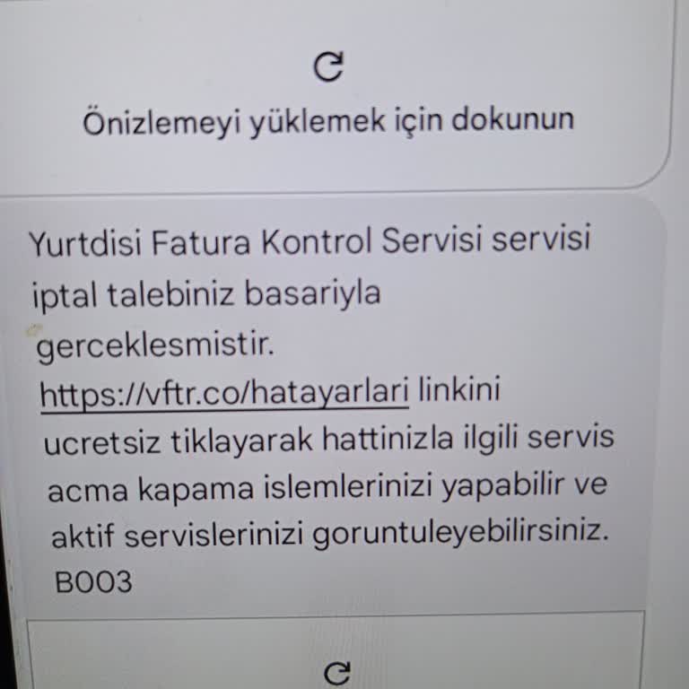 İptal Edilen Paket Ücreti Faturama Yansıtıldı, Mağduriyetim Giderilmiyor