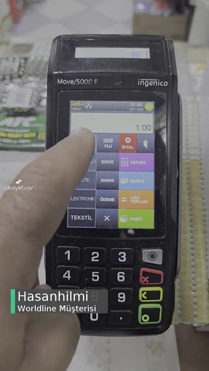 Worldline Ingenico Yazar Kasa KDV Sorunu videonun kapak resmi