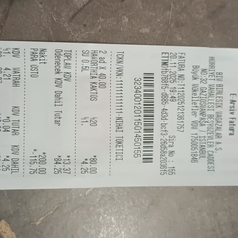 BİM Kasiyerinden Eksik Para Üstü Ve Saygısız Davranış