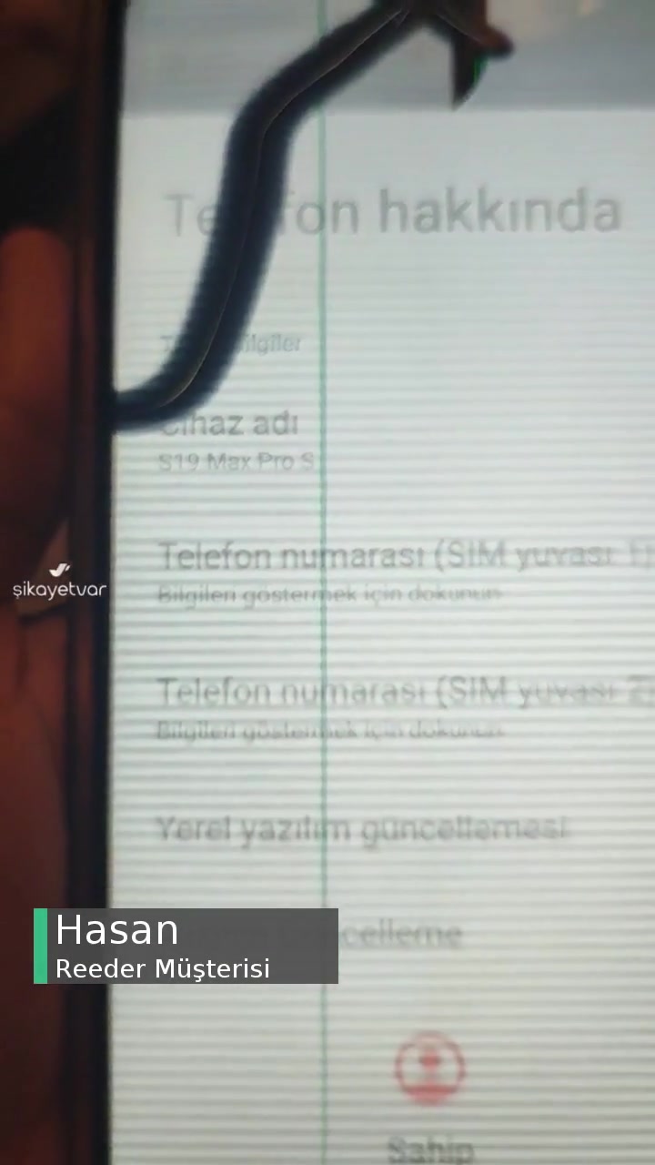 Reeder Telefonda Ekran Arızası videonun kapak resmi