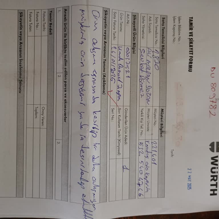 Garanti Kapsamındaki Zımpara Makinem Onarılmadı, Mağdur Edildim