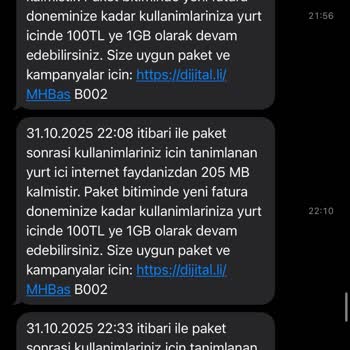 Bir Anda Tükenen Ek İnternet Paketleri Ve Haksız Faturalandırma