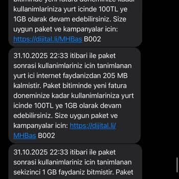 Bir Anda Tükenen Ek İnternet Paketleri Ve Haksız Faturalandırma