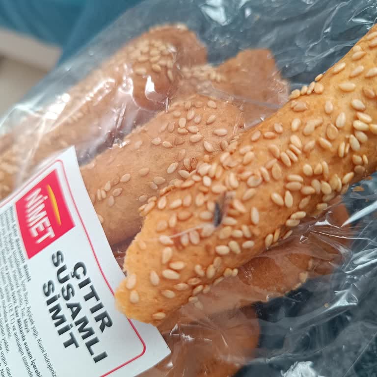 Nimet Çıtır Susamlı Simit Paketinde Yabancı Madde Şoku