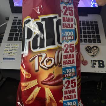 Patos Rolls Büyük Boy Cips Paketinde Eksik Ürün Ve Yanıltıcı Ambalaj