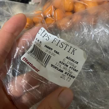 Aldığım Cips Fıstığın İçinden Taş Çıktı, Sağlık Ve Güvenlik Riski Yaşadım