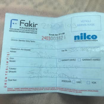 Tefal Süpürge Arızası Nedeniyle 1 Yıldır Mağduriyet Yaşıyorum