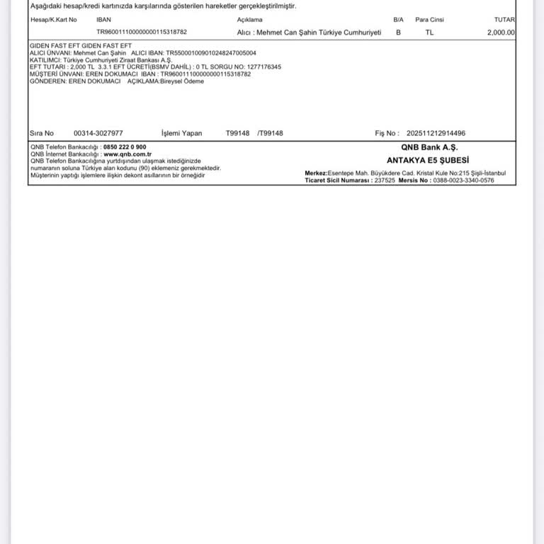 Yatırdığım Para Hesabıma Geçmedi, Ek Ücret Talep Edildi!