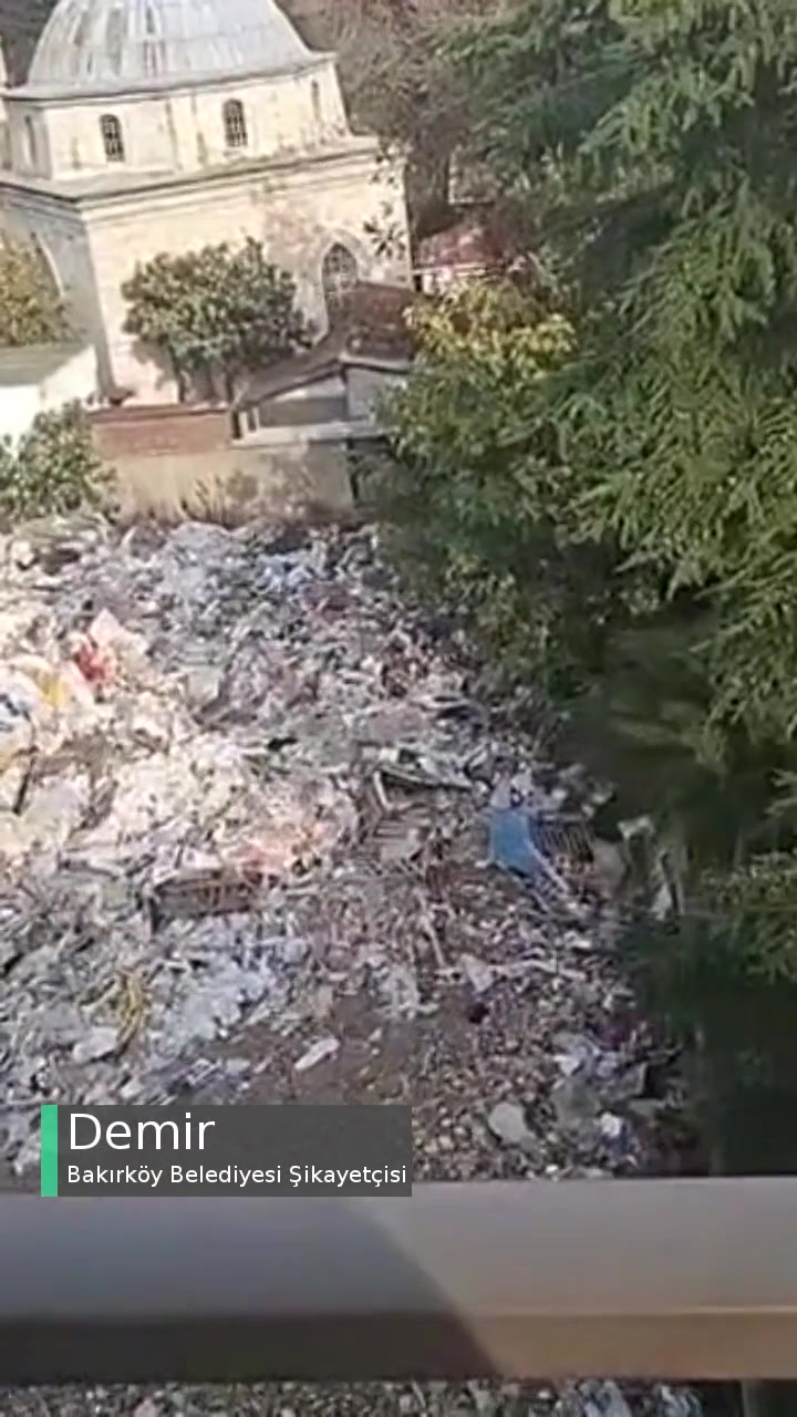 Bakırköy Belediyesi Yeşilköy Mecidiye Camii Önü Çöplük Dolu videonun kapak resmi