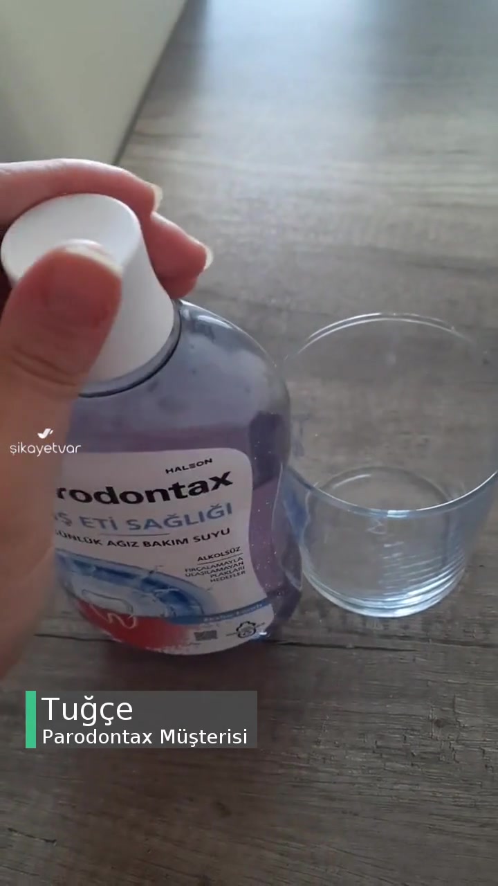 Parodontax Bozuk Ağız Bakım Suyu Satıyor videonun kapak resmi