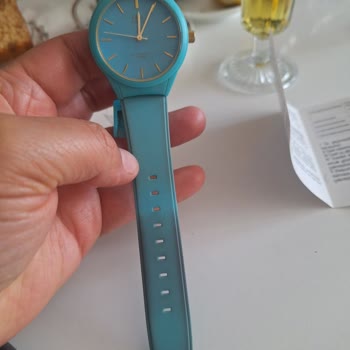 Tiktak Saat Q&Q Japan Brand Saat Kordonunda Lekeler