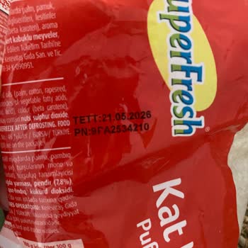 Superfresh Peynirli Börekten Gelen Yoğun Kimyasal Koku Endişesi