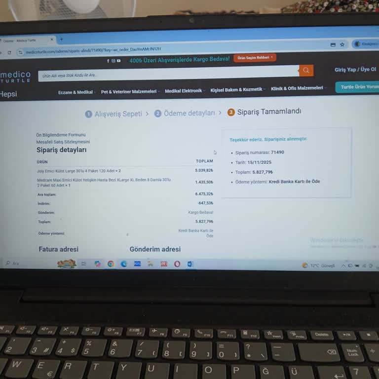 Acil İhtiyaç Olan Hasta Bezleri Teslim Edilmedi, İletişim Kurulamıyor Ve İade Yapılmıyor