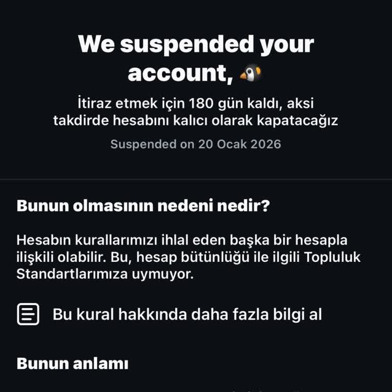 Instagram Hesabım Gerekçesiz Askıya Alındı, İtirazıma Dönüş Yapılmıyor