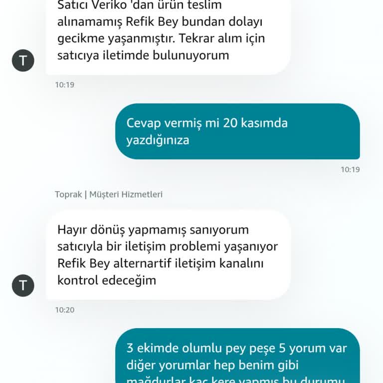 Teslim Edilmeyen Ürün Nedeniyle Mağduriyet Ve Amazon'un Sorumluluktan Kaçması