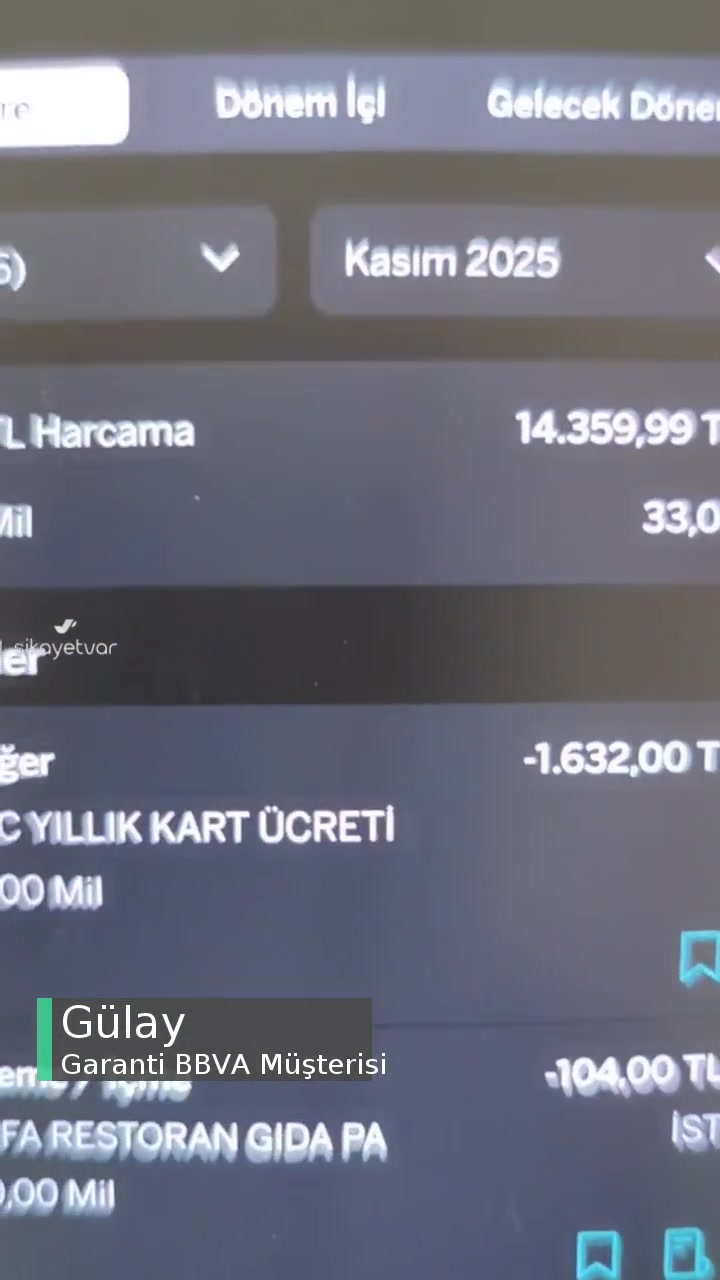 Garanti BBVA Kredi Kartımın Aidat İadesi videonun kapak resmi