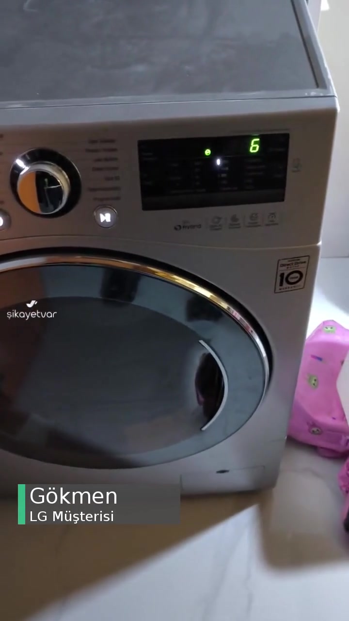 LG Kurutmalı Çamaşır Makinesi Sorunu! videonun kapak resmi