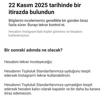 Instagram Sebepsiz Kısıtlama İle Hesabım Mağdur Edildi!