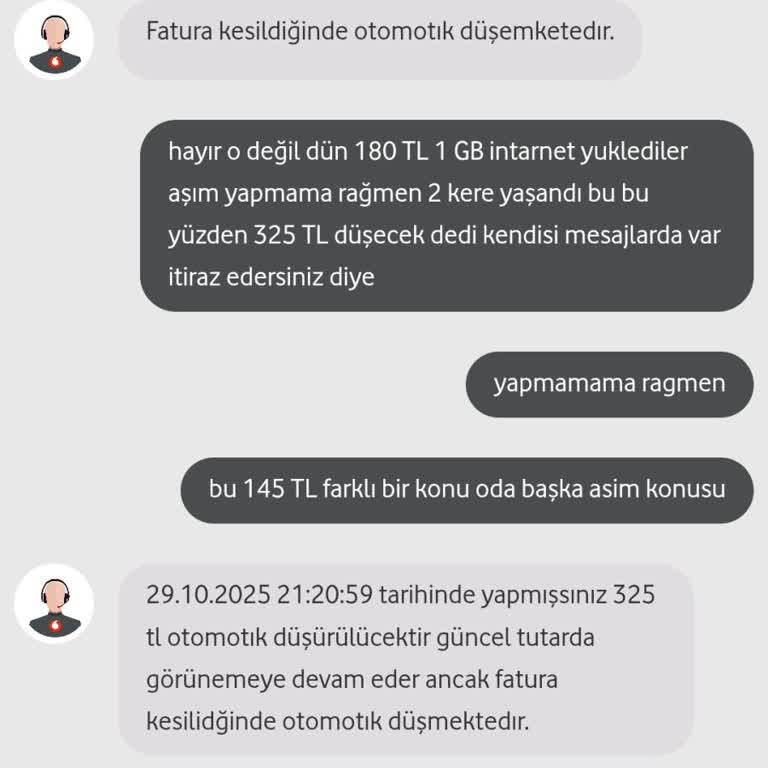 Faturama Yansıtılan Aşım Ücretlerinin İadesi Yapılmadı