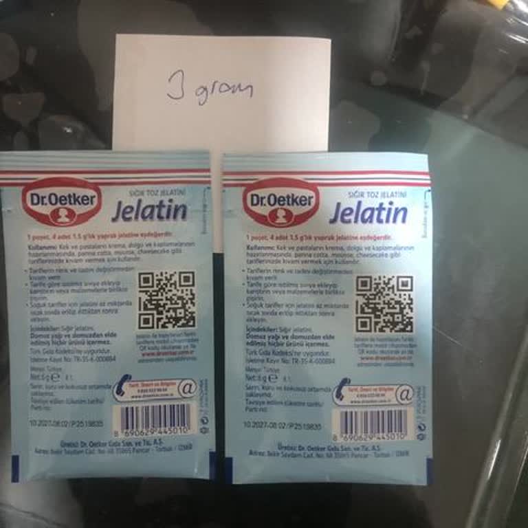 Dr. Oetker Jelatin Ürününde Gramaj Eksikliği Ve Güven Sorunu