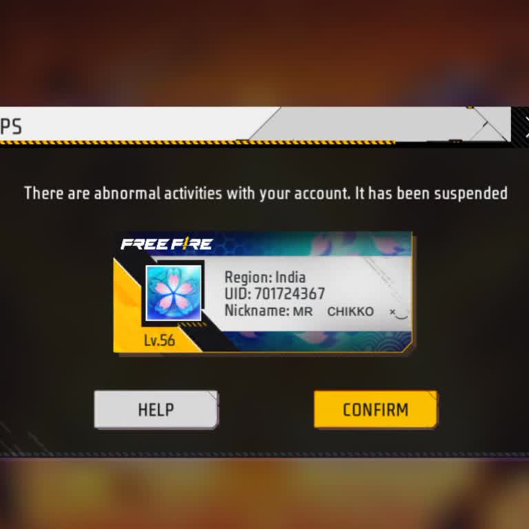 Free Fire Account Banned For Years - Needs Recovery
