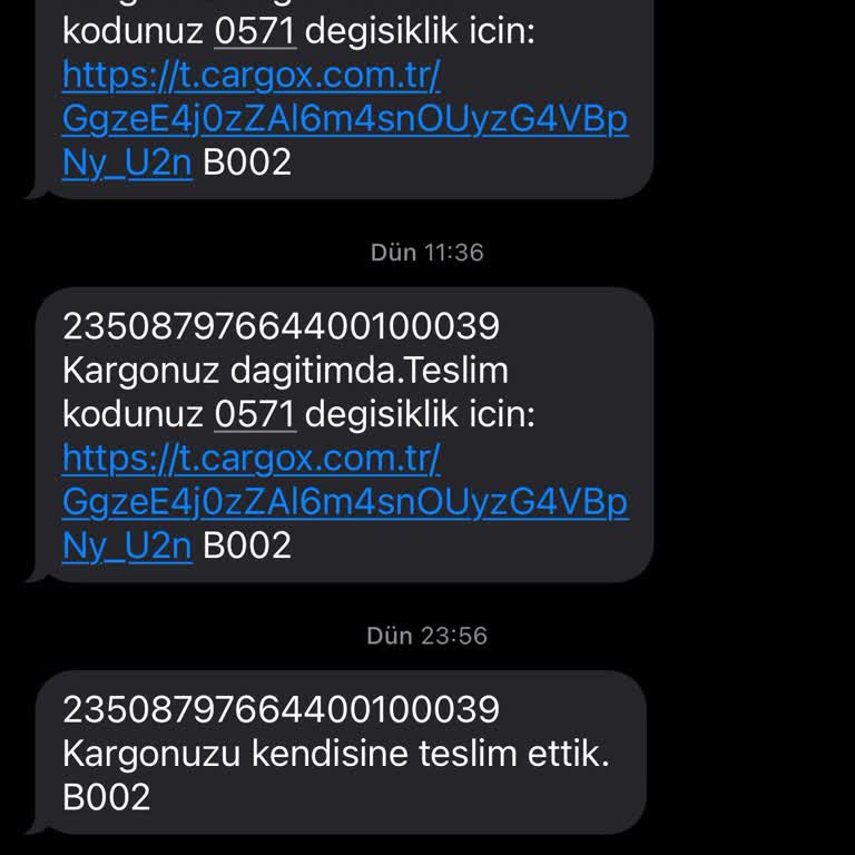Teslim Edilmediği Halde Teslim Edilmiş Gösterilen Kargo Ve Cevapsız Müşteri Hizmetleri Mağduriyeti