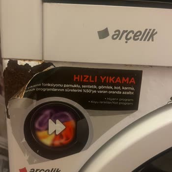Arçelik Çamaşır Makinesinde Boya Akması Ve Paslanma Sorunu: Ürün Değişimi Talebi
