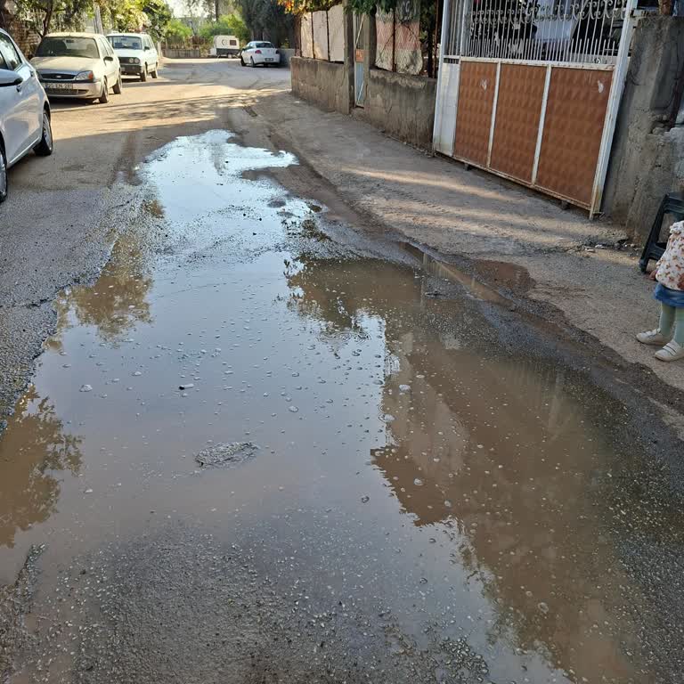 Belediye Evleri Mahallesi'nde Uzun Süredir Çözülemeyen Asfalt Sorunu ve Güvenlik Riski