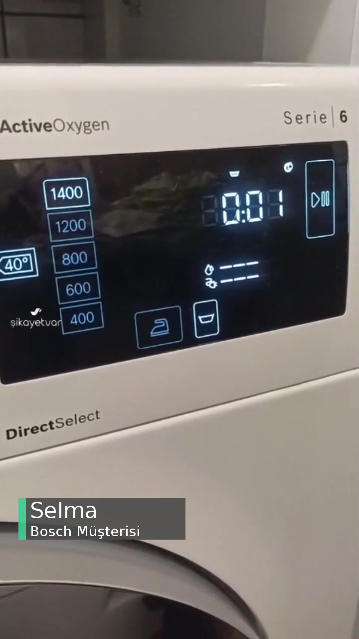 Bosch Serie 6 Çamaşır Makinesi Arızası! videonun kapak resmi