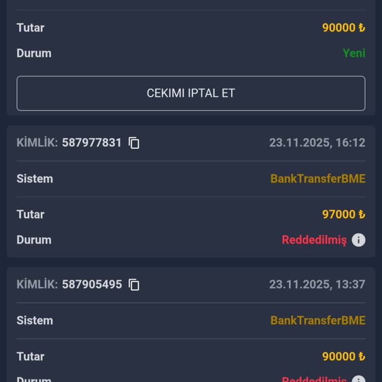 Kazandığım 90.000 TL Ödenmiyor, Çekim Taleplerim Sürekli Reddediliyor