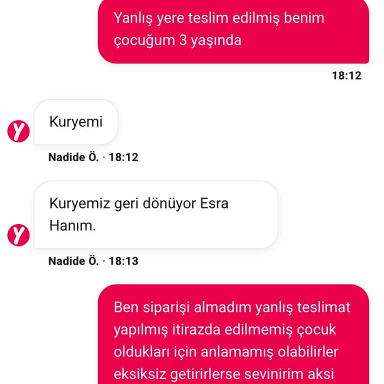 Yanlış Adrese Teslim Edilen Siparişime Çözüm Sunulmadı