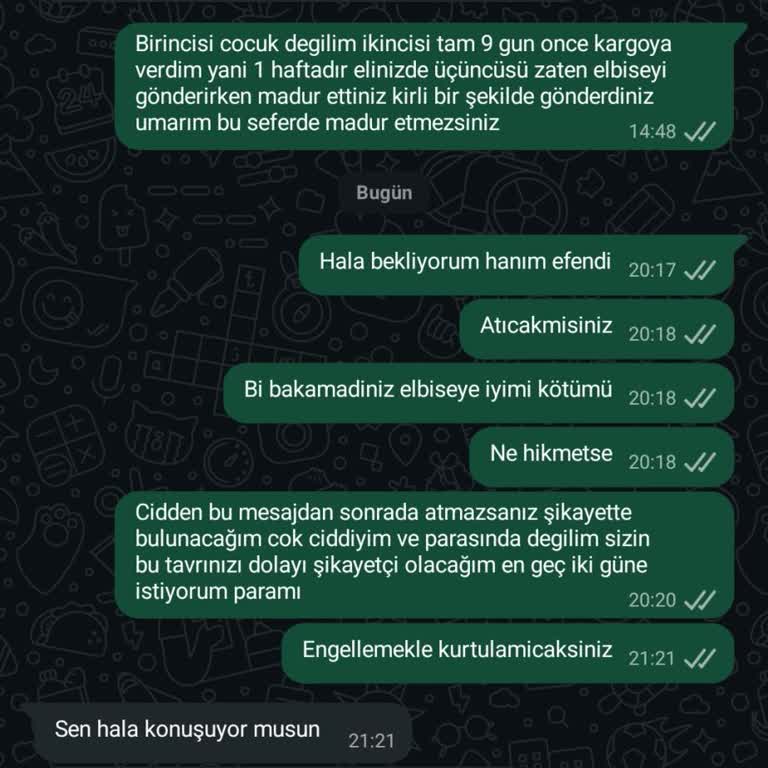 Depozito İadesi Yapılmayan Kirli Abiye Ve Saygısız Satıcı Deneyimi