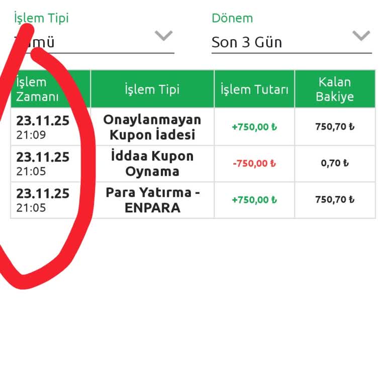 Bilyoner Kuponum Haber Verilmeden İptal Edildi Mağduriyetimin Giderilmesini İstiyorum