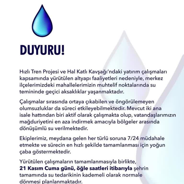 MESKİ Mersin'de Uzun Süreli Su Kesintisi Ve Yetersiz Bilgilendirme Krizi
