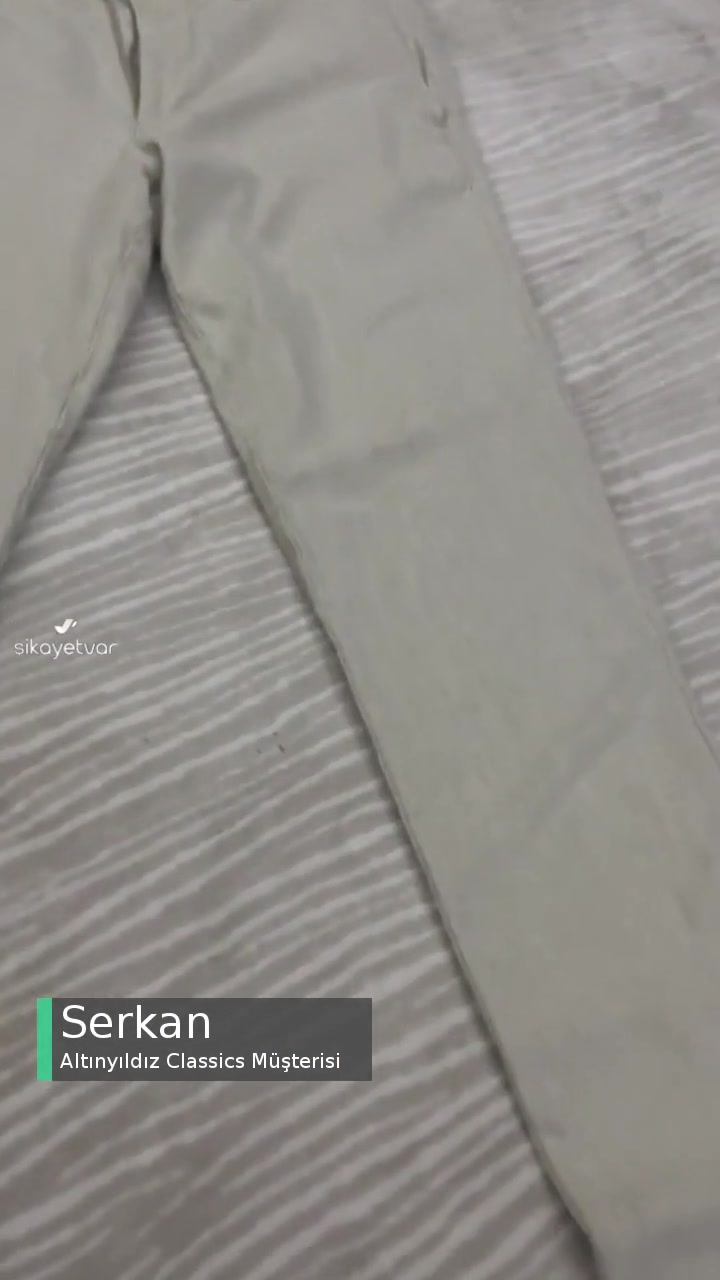 Altınyıldız Classics Sadece Bir Yıkamada Çöp Olan Pantolon videonun kapak resmi