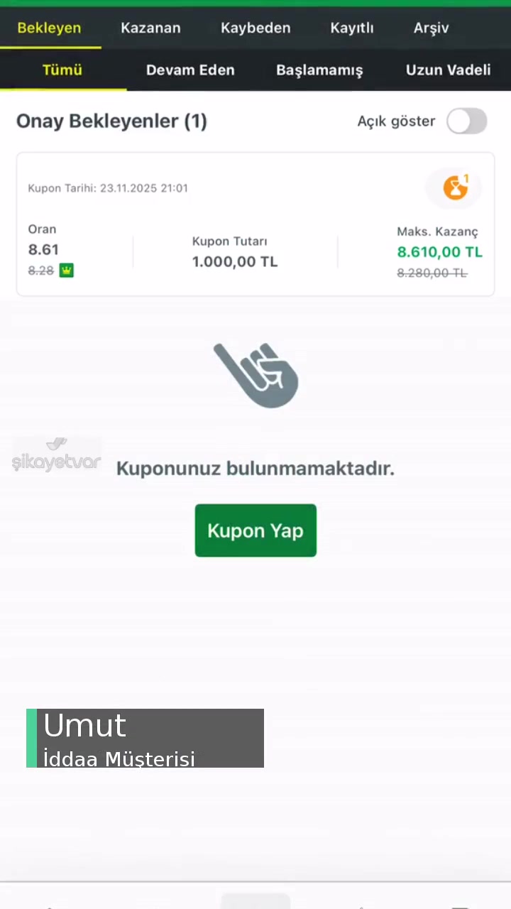 İddaa Tutan Kuponu İptal Edip Para İadesi Yaptılar! videonun kapak resmi