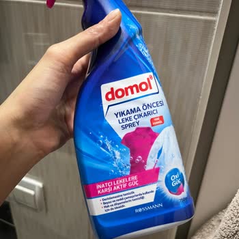 Domol Leke Çıkarıcı Sprey Elde Ciddi Yanma Yaptı