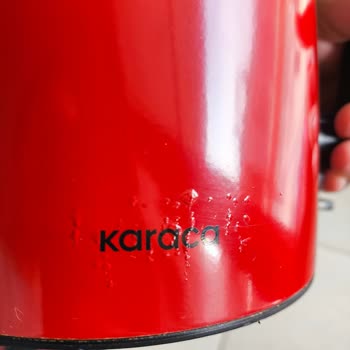 Karaca Züccaciye Aldığım Çay Makinesinin Boyası Kısa Sürede Atmaya Başladı!