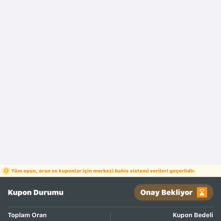 Canlı Bahis Kuponum Kayboldu, Kazancım Hesabıma Yatırılmadı