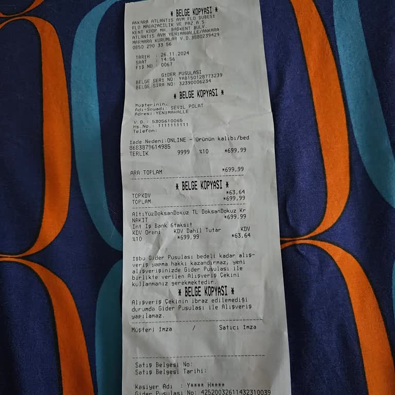 FLO'dan Aldığım Ürünün İadesi Bir Yıldır Yapılmadı