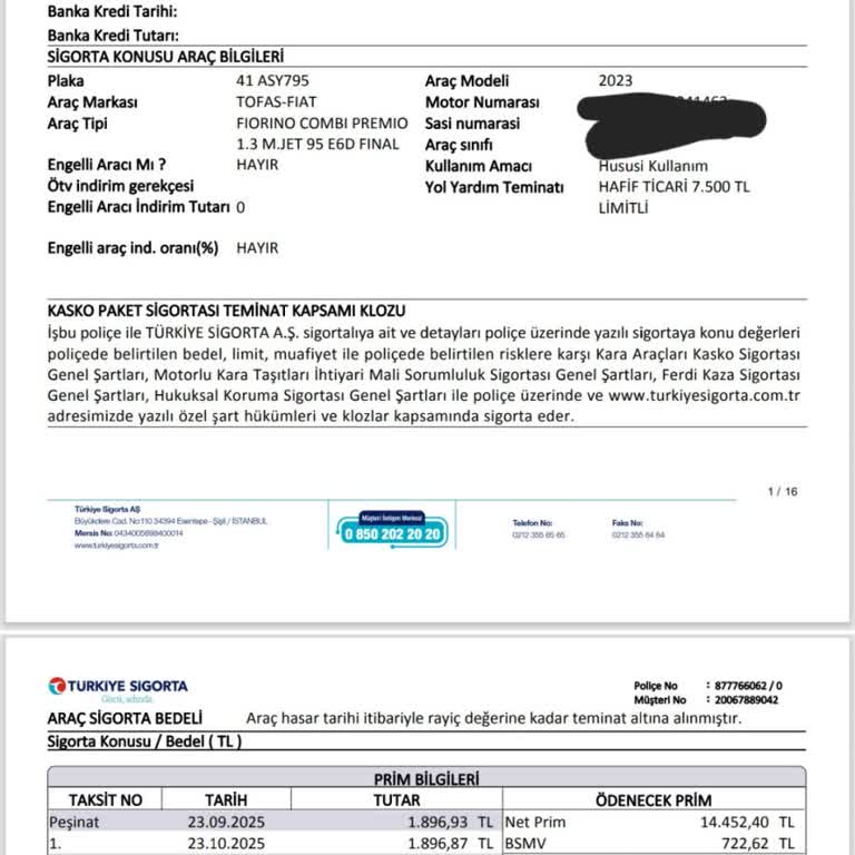 Onayım Olmadan Çifte Kasko Ve Haksız Taksit Artışı