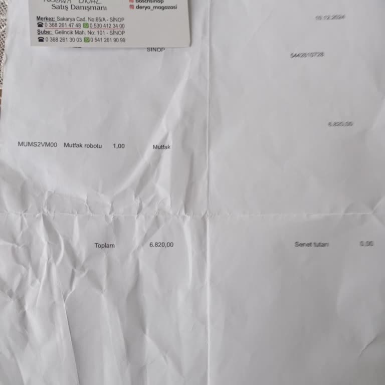 Dört Aydır Tamirde Bekleyen Bosch Mutfak Makinesi İçin Çözüm Alamıyorum