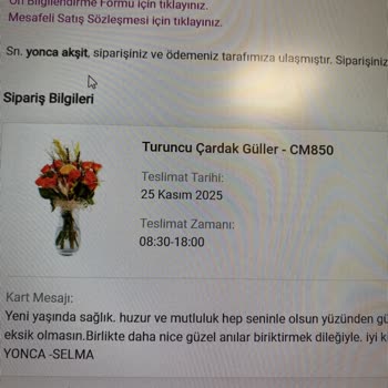 Yanlış Ve Erken Gönderilen Çiçek, Müşteri Hizmetlerine Ulaşılamıyor