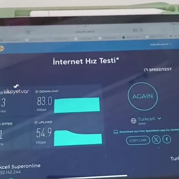 Superonline 500 Mbps Olan Değer Hiz Testinde 77 Mbps Ama Turkcell'e Göre Sorun Yok!