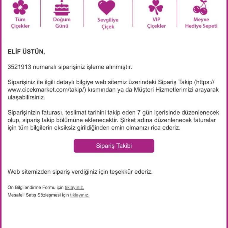 Çiçek Siparişim Teslim Edilmedi, Müşteri Hizmetlerine Ulaşılamıyor